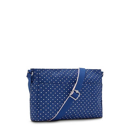 Sacs Crossbody Kipling New Angie Printed Bleu | FR 2015AH